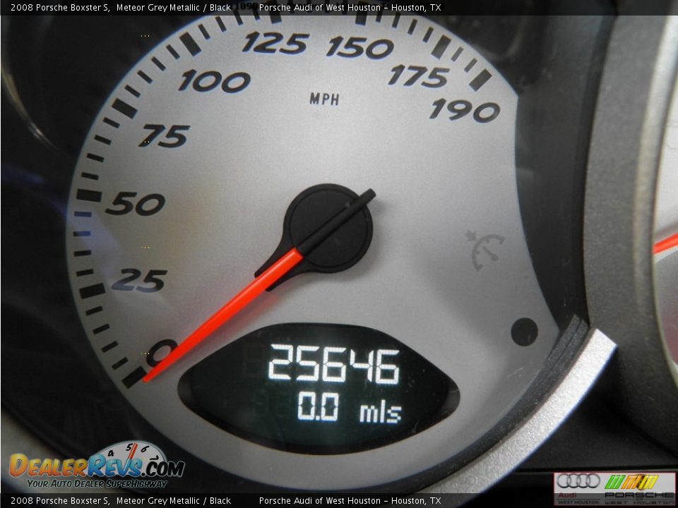 2008 Porsche Boxster S Meteor Grey Metallic / Black Photo #11
