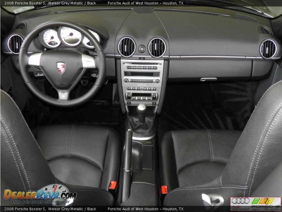 2008 Porsche Boxster S Meteor Grey Metallic / Black Photo #12
