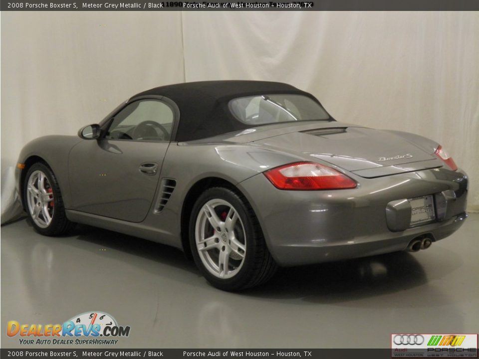 2008 Porsche Boxster S Meteor Grey Metallic / Black Photo #18