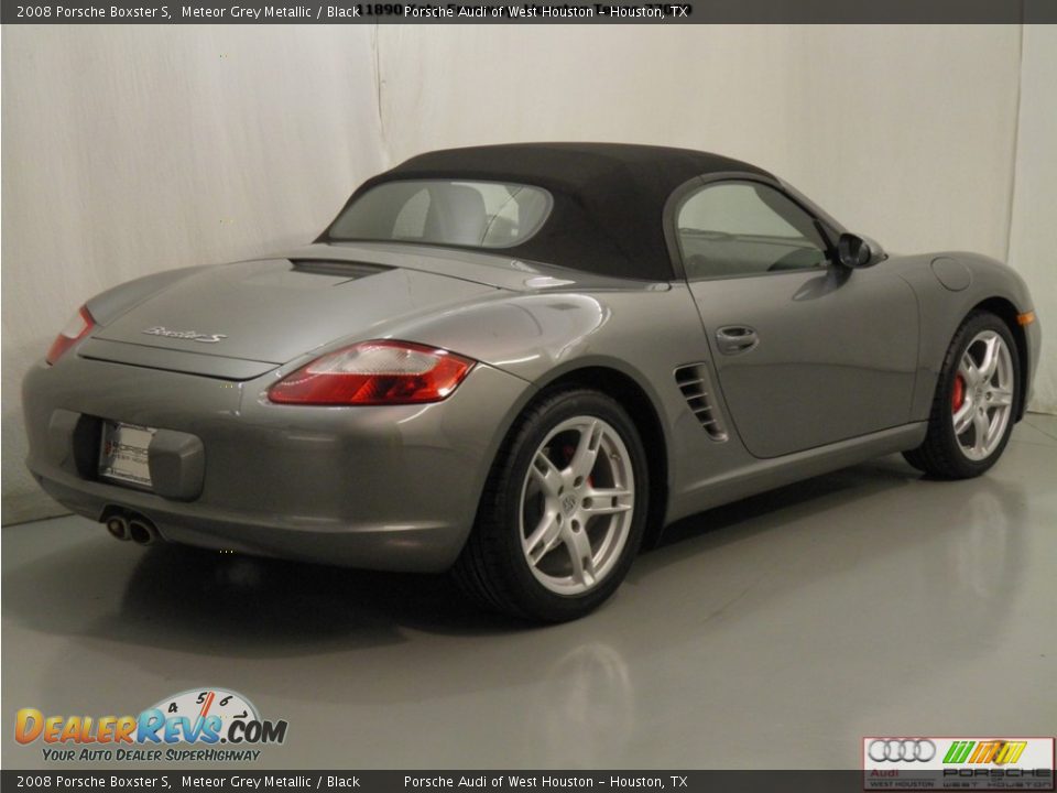 2008 Porsche Boxster S Meteor Grey Metallic / Black Photo #19
