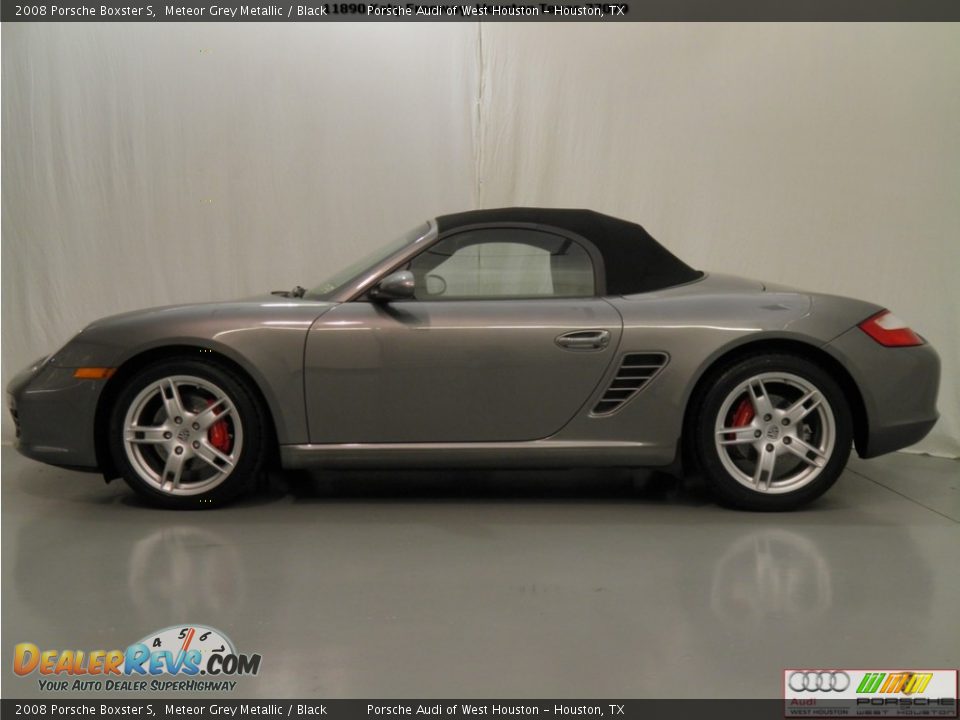 2008 Porsche Boxster S Meteor Grey Metallic / Black Photo #21
