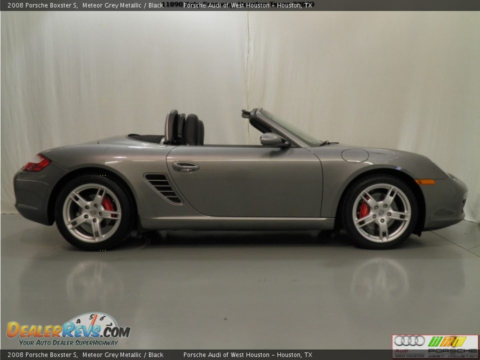 2008 Porsche Boxster S Meteor Grey Metallic / Black Photo #22