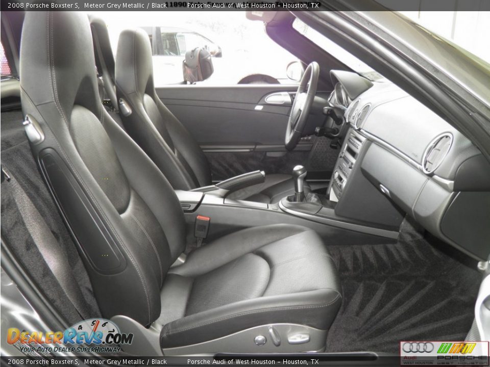 2008 Porsche Boxster S Meteor Grey Metallic / Black Photo #23