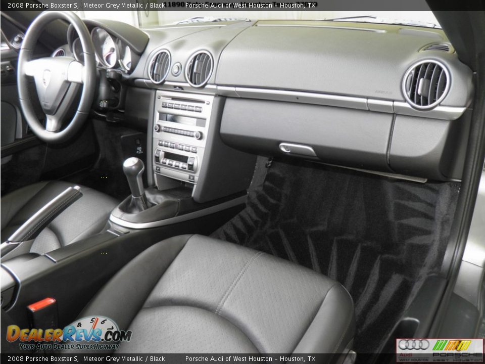 2008 Porsche Boxster S Meteor Grey Metallic / Black Photo #24