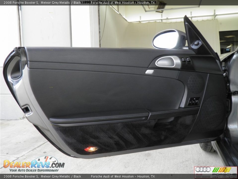 2008 Porsche Boxster S Meteor Grey Metallic / Black Photo #25
