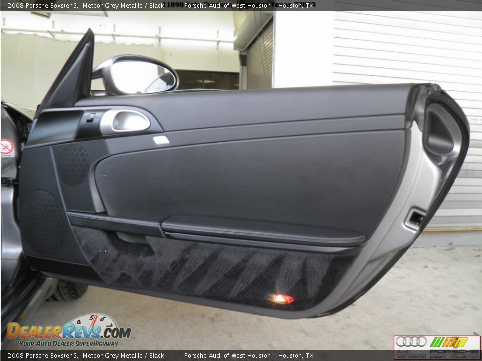 2008 Porsche Boxster S Meteor Grey Metallic / Black Photo #26