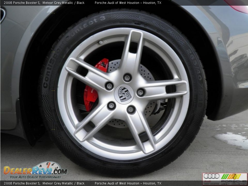 2008 Porsche Boxster S Meteor Grey Metallic / Black Photo #27