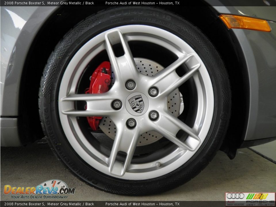 2008 Porsche Boxster S Meteor Grey Metallic / Black Photo #29