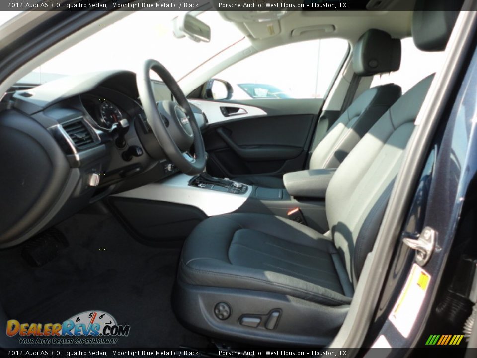 2012 Audi A6 3.0T quattro Sedan Moonlight Blue Metallic / Black Photo #5