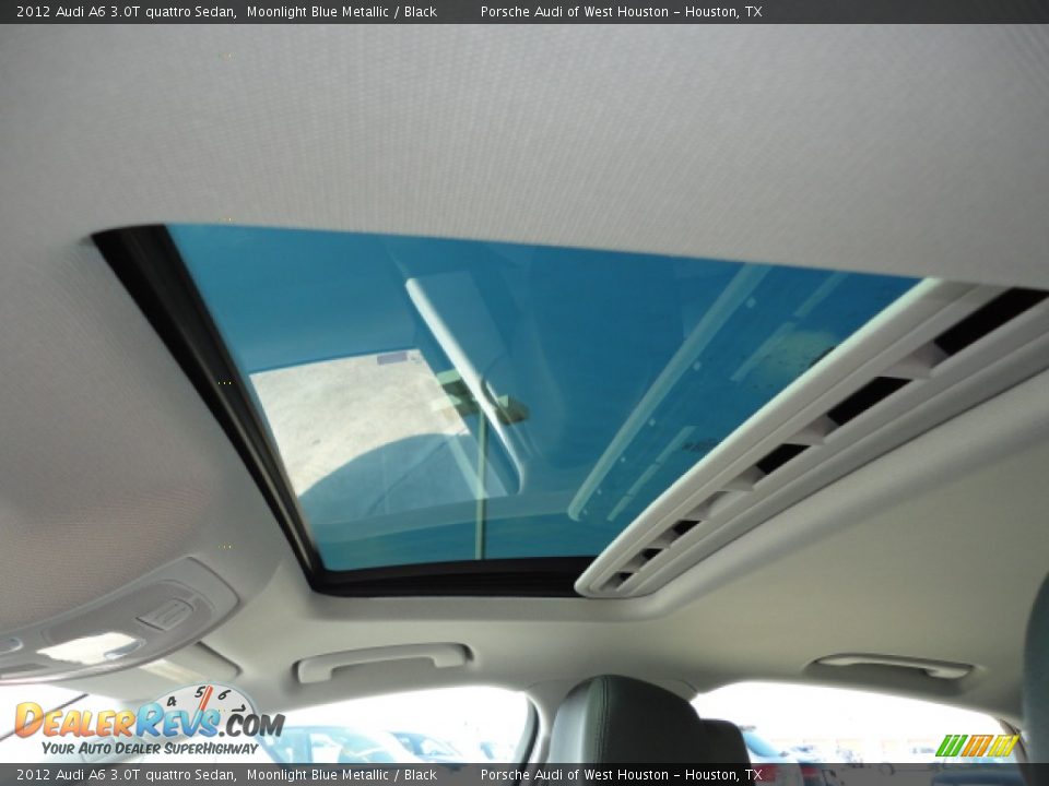 2012 Audi A6 3.0T quattro Sedan Moonlight Blue Metallic / Black Photo #8