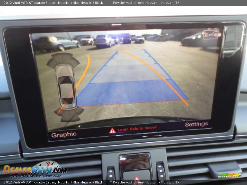 2012 Audi A6 3.0T quattro Sedan Moonlight Blue Metallic / Black Photo #9