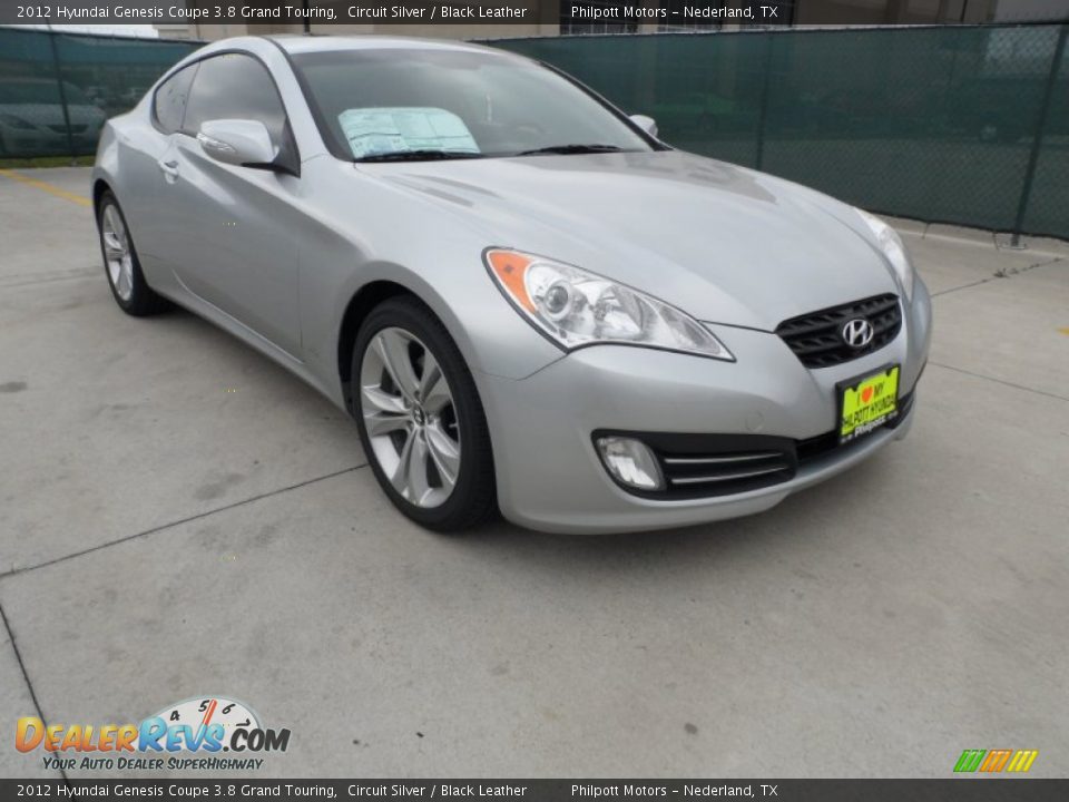 2012 Hyundai Genesis Coupe 3.8 Grand Touring Circuit Silver / Black Leather Photo #1