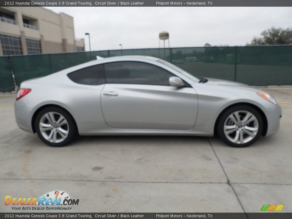 2012 Hyundai Genesis Coupe 3.8 Grand Touring Circuit Silver / Black Leather Photo #2