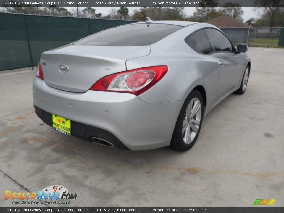 2012 Hyundai Genesis Coupe 3.8 Grand Touring Circuit Silver / Black Leather Photo #3