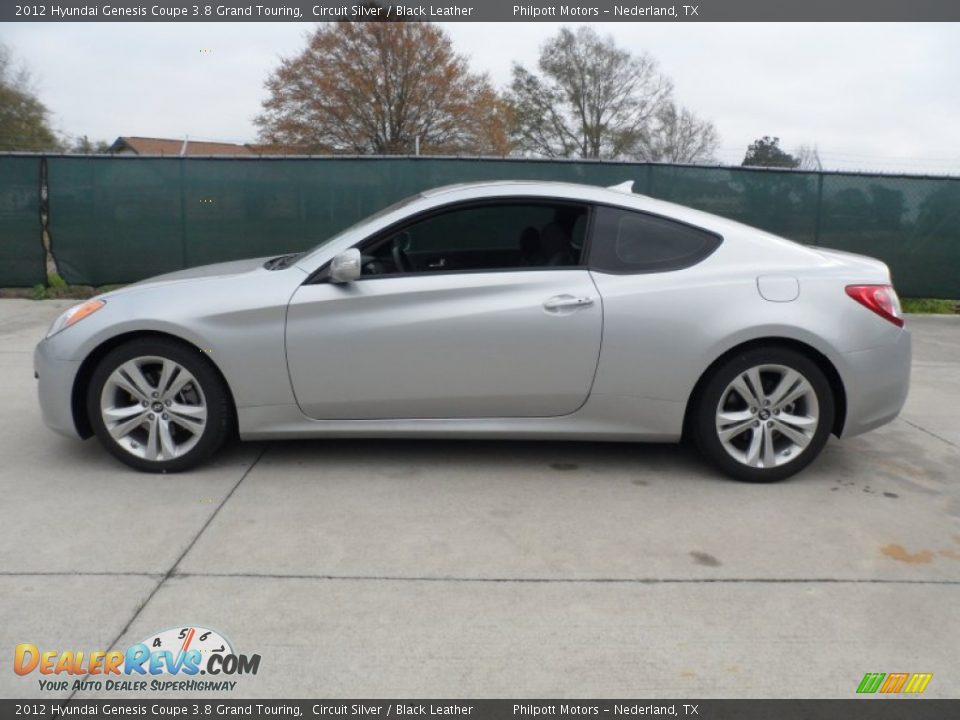 Circuit Silver 2012 Hyundai Genesis Coupe 3.8 Grand Touring Photo #6