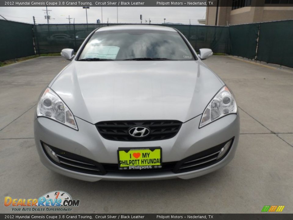 2012 Hyundai Genesis Coupe 3.8 Grand Touring Circuit Silver / Black Leather Photo #8