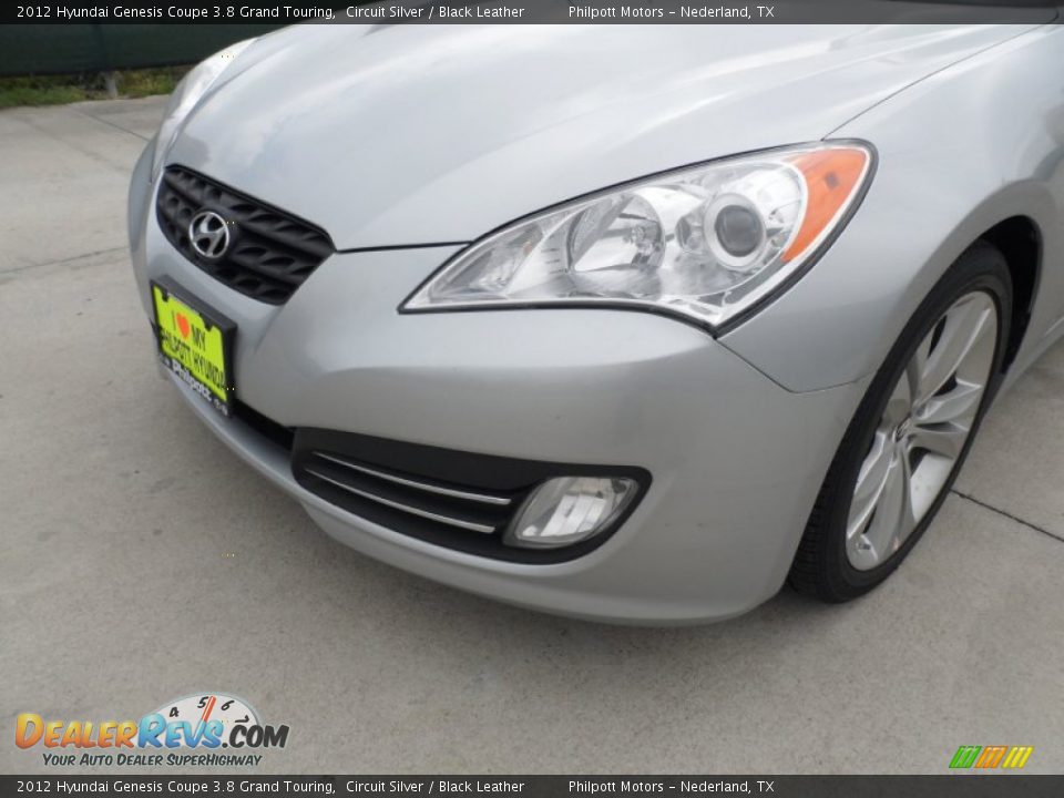 2012 Hyundai Genesis Coupe 3.8 Grand Touring Circuit Silver / Black Leather Photo #10