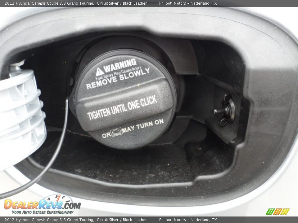 2012 Hyundai Genesis Coupe 3.8 Grand Touring Circuit Silver / Black Leather Photo #14