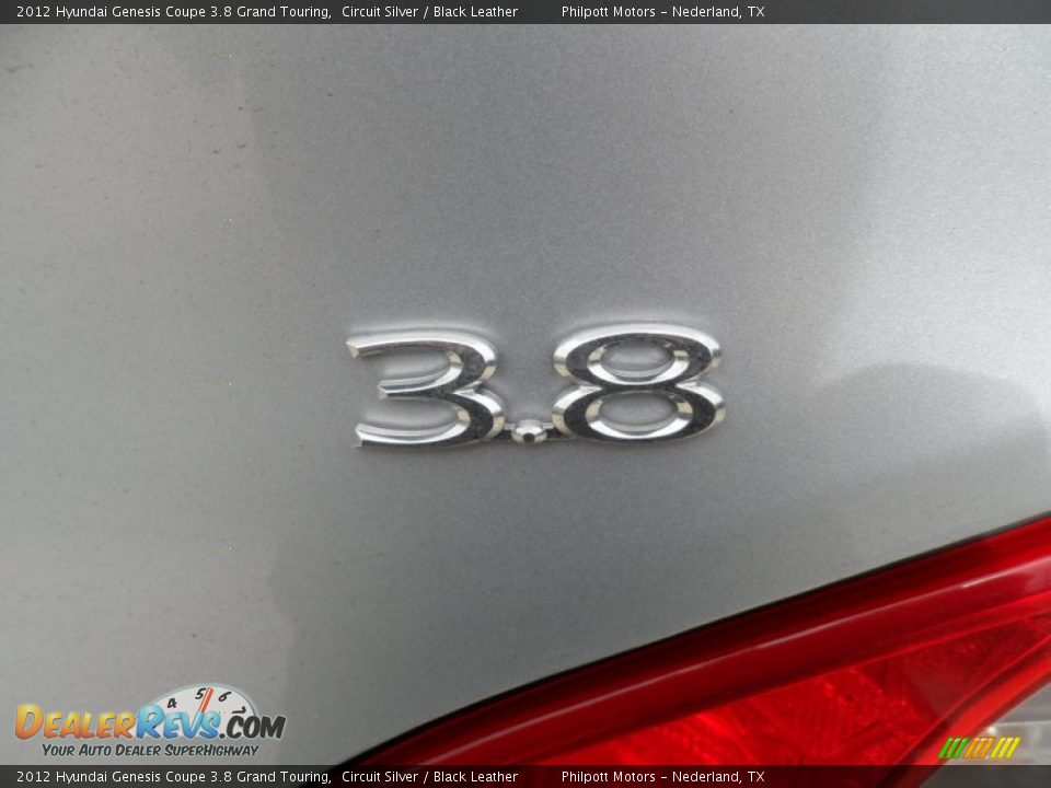2012 Hyundai Genesis Coupe 3.8 Grand Touring Circuit Silver / Black Leather Photo #16