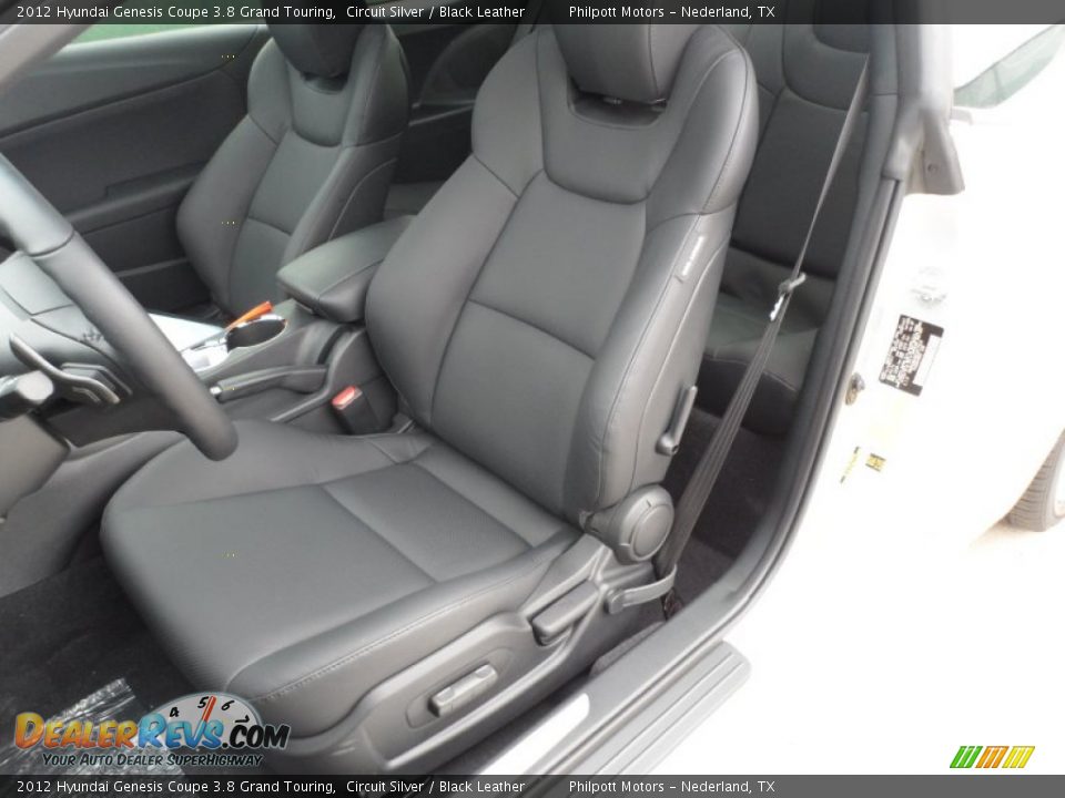 Front Seat of 2012 Hyundai Genesis Coupe 3.8 Grand Touring Photo #22