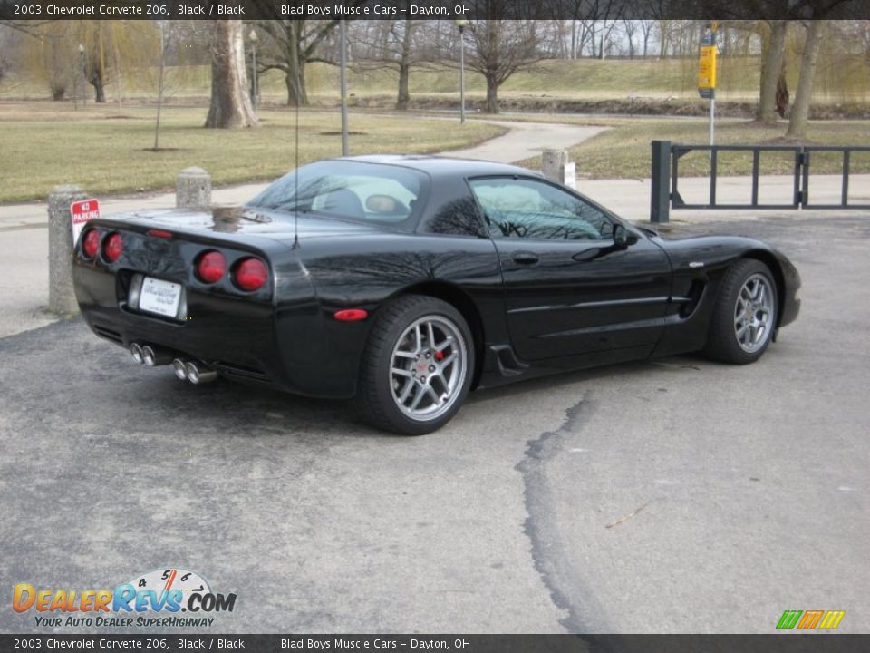 2003 Chevrolet Corvette Z06 Black / Black Photo #2