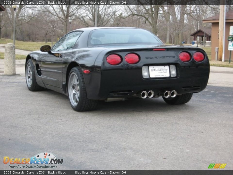 2003 Chevrolet Corvette Z06 Black / Black Photo #5