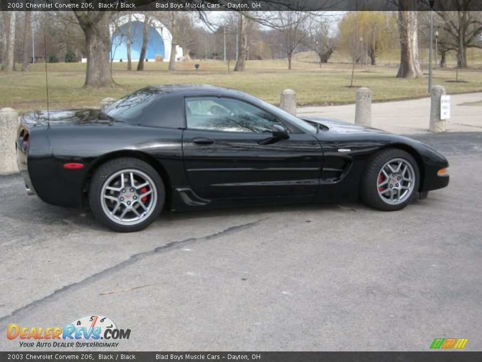 2003 Chevrolet Corvette Z06 Black / Black Photo #7