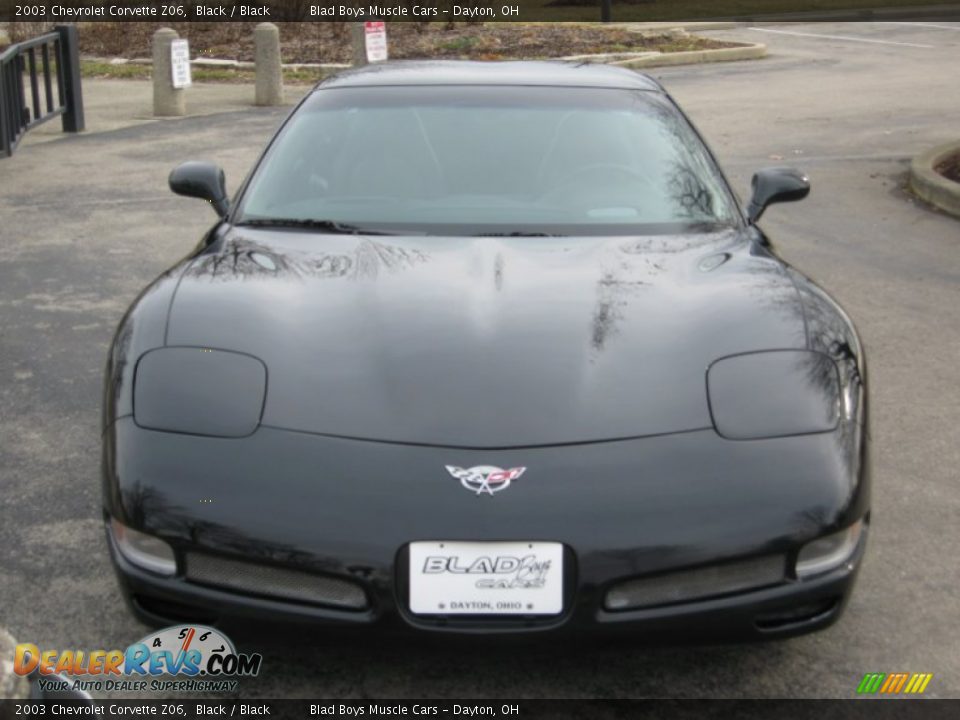 2003 Chevrolet Corvette Z06 Black / Black Photo #9