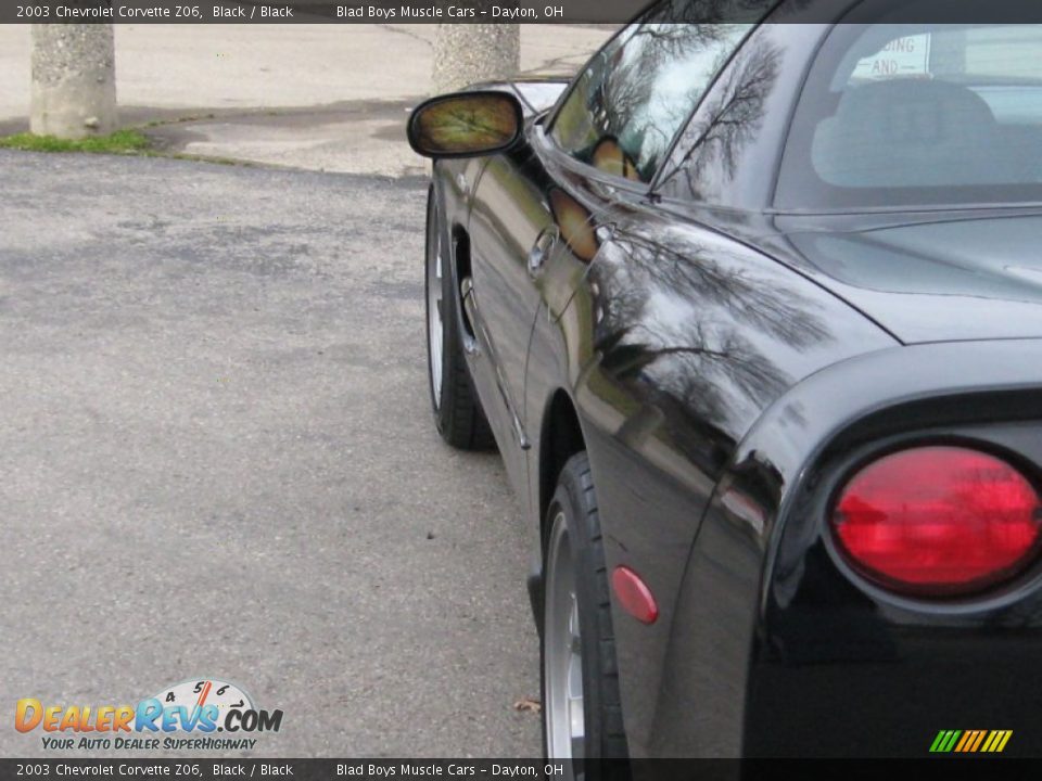 2003 Chevrolet Corvette Z06 Black / Black Photo #10