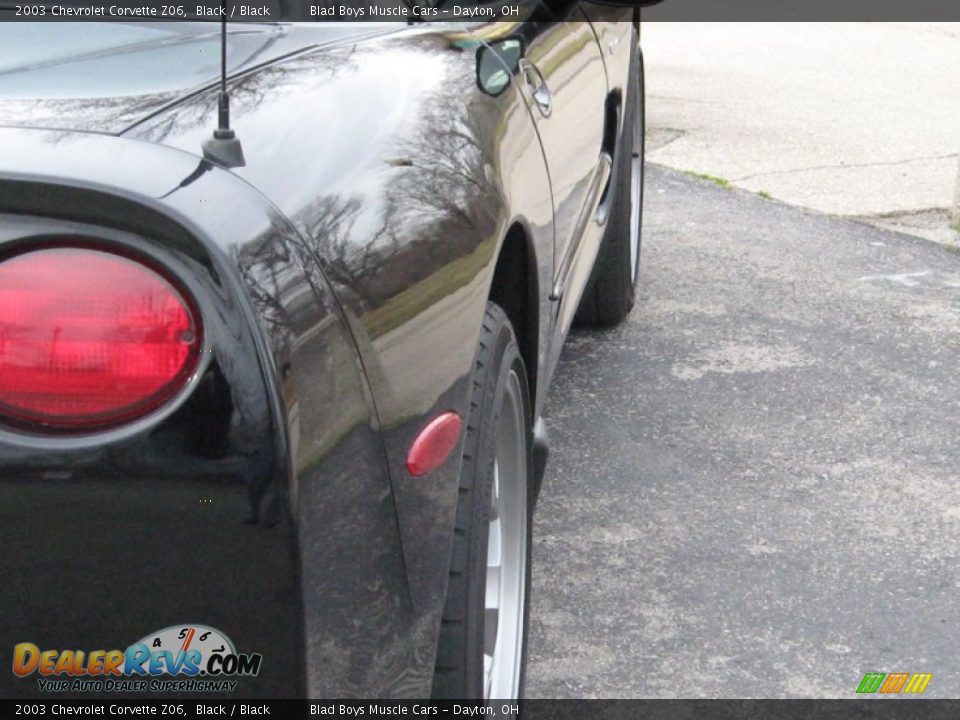 2003 Chevrolet Corvette Z06 Black / Black Photo #11