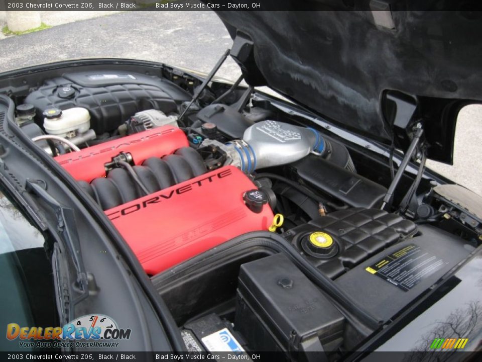 2003 Chevrolet Corvette Z06 5.7 Liter OHV 16 Valve LS6 V8 Engine Photo #18