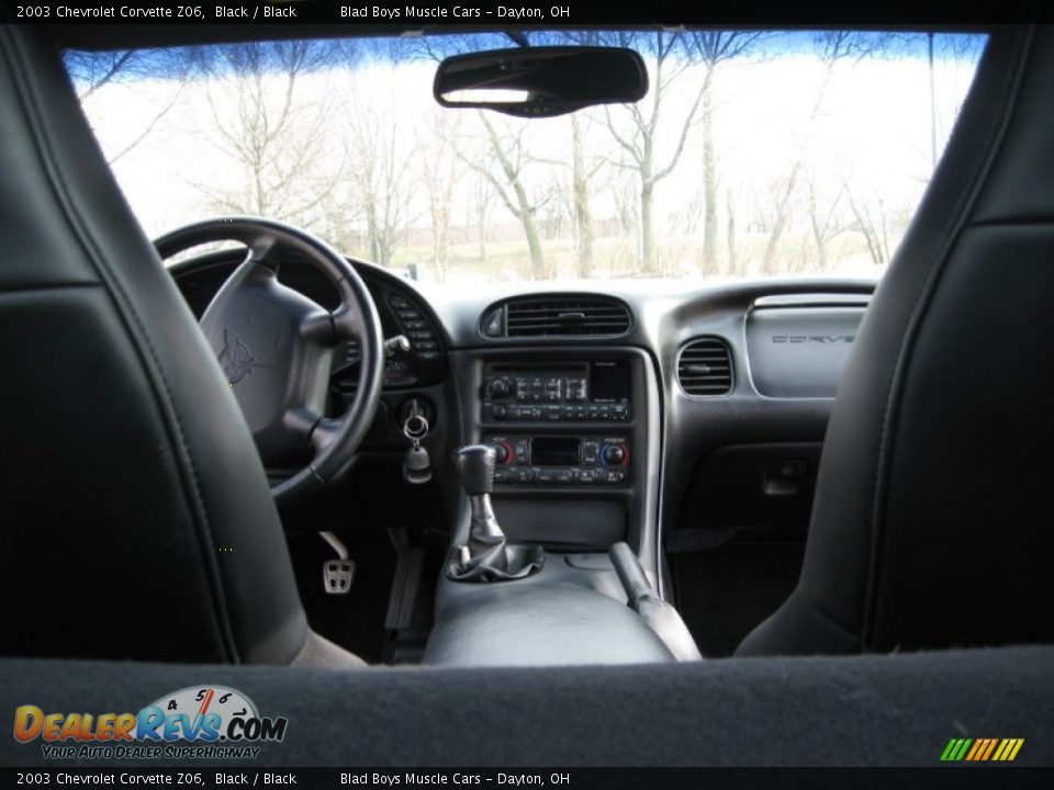 2003 Chevrolet Corvette Z06 Black / Black Photo #21