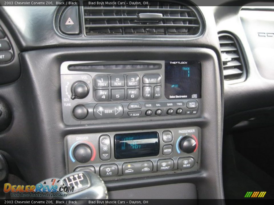Controls of 2003 Chevrolet Corvette Z06 Photo #29