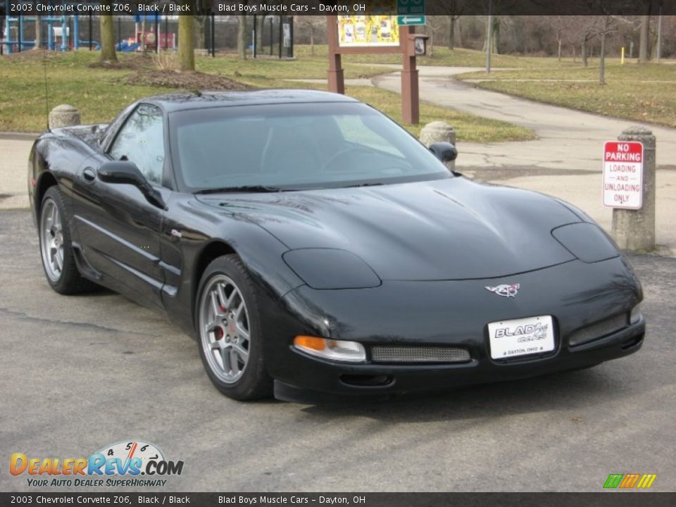 Front 3/4 View of 2003 Chevrolet Corvette Z06 Photo #36