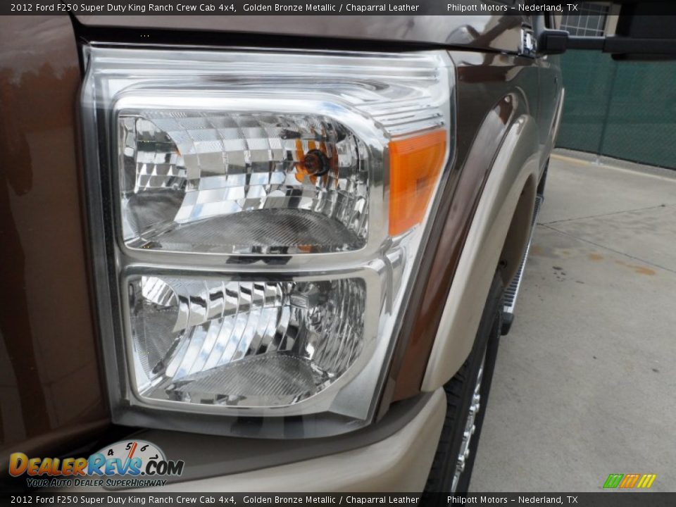 2012 Ford F250 Super Duty King Ranch Crew Cab 4x4 Golden Bronze Metallic / Chaparral Leather Photo #9