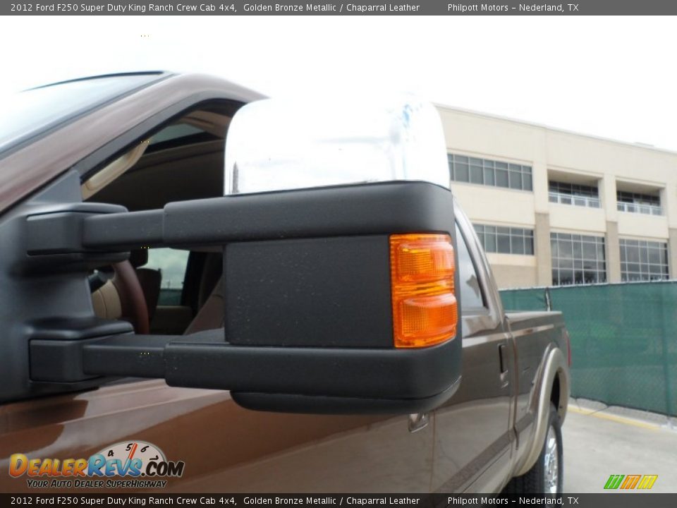 2012 Ford F250 Super Duty King Ranch Crew Cab 4x4 Golden Bronze Metallic / Chaparral Leather Photo #15