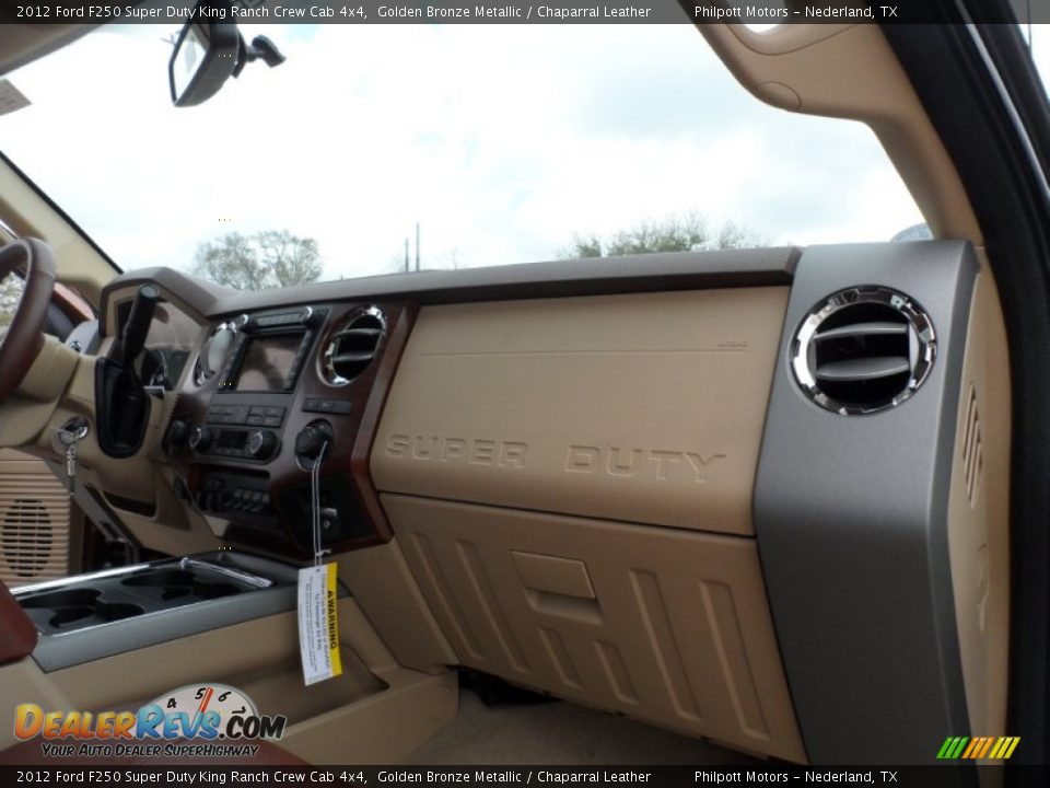 2012 Ford F250 Super Duty King Ranch Crew Cab 4x4 Golden Bronze Metallic / Chaparral Leather Photo #21