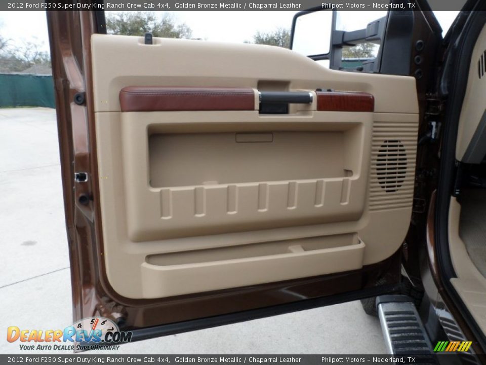 2012 Ford F250 Super Duty King Ranch Crew Cab 4x4 Golden Bronze Metallic / Chaparral Leather Photo #24