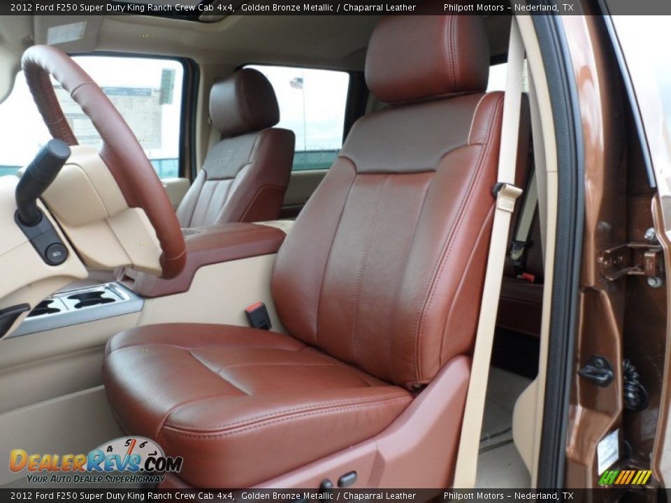 2012 Ford F250 Super Duty King Ranch Crew Cab 4x4 Golden Bronze Metallic / Chaparral Leather Photo #27