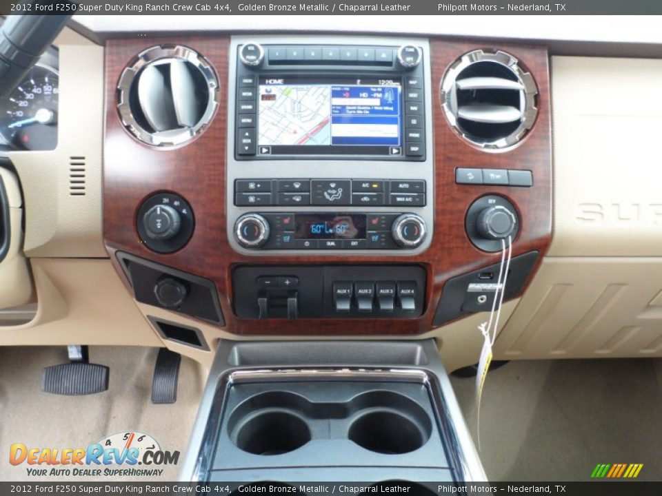 2012 Ford F250 Super Duty King Ranch Crew Cab 4x4 Golden Bronze Metallic / Chaparral Leather Photo #31