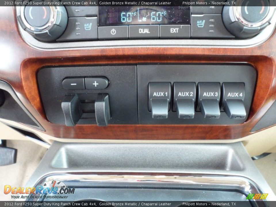 2012 Ford F250 Super Duty King Ranch Crew Cab 4x4 Golden Bronze Metallic / Chaparral Leather Photo #34