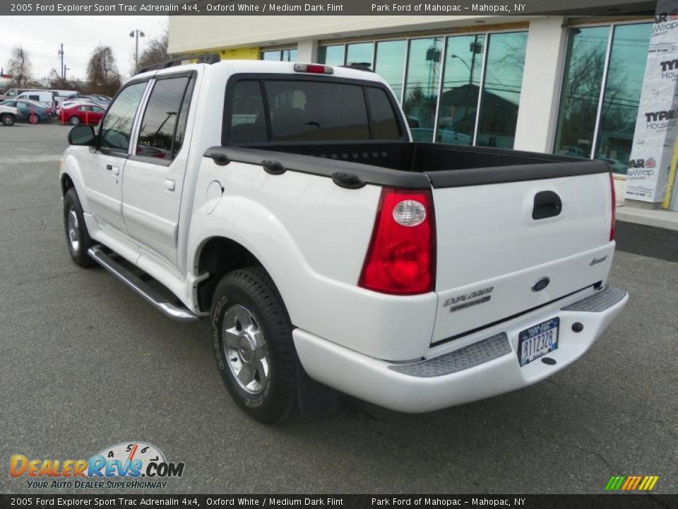 2005 Ford Explorer Sport Trac Adrenalin 4x4 Oxford White / Medium Dark Flint Photo #3