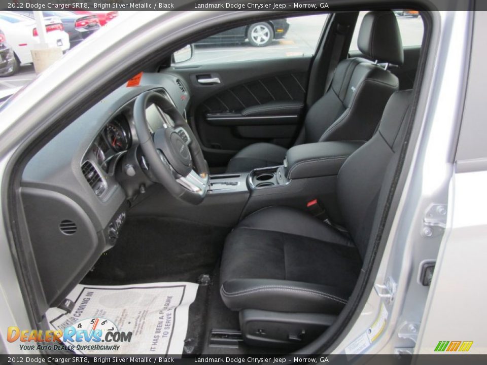 Black Interior - 2012 Dodge Charger SRT8 Photo #7