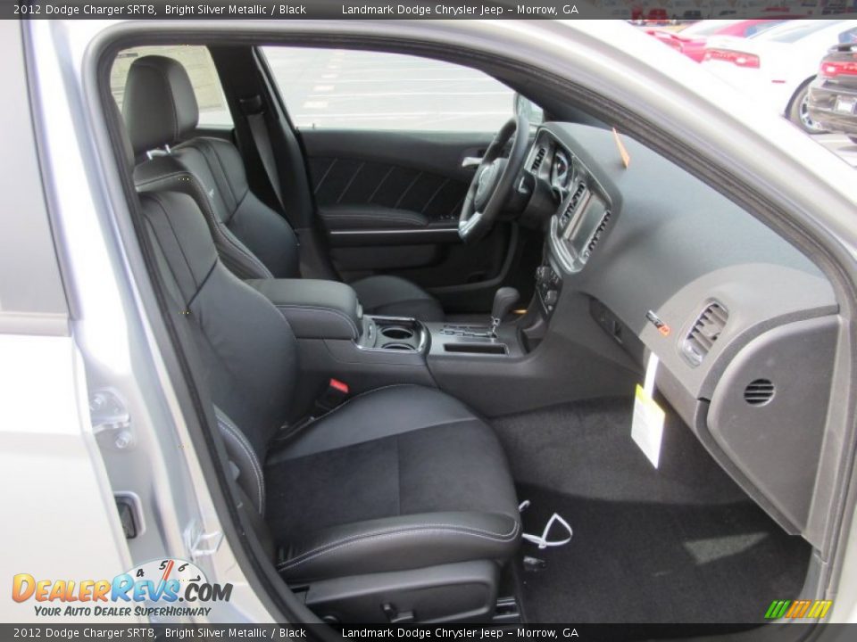 Black Interior - 2012 Dodge Charger SRT8 Photo #10