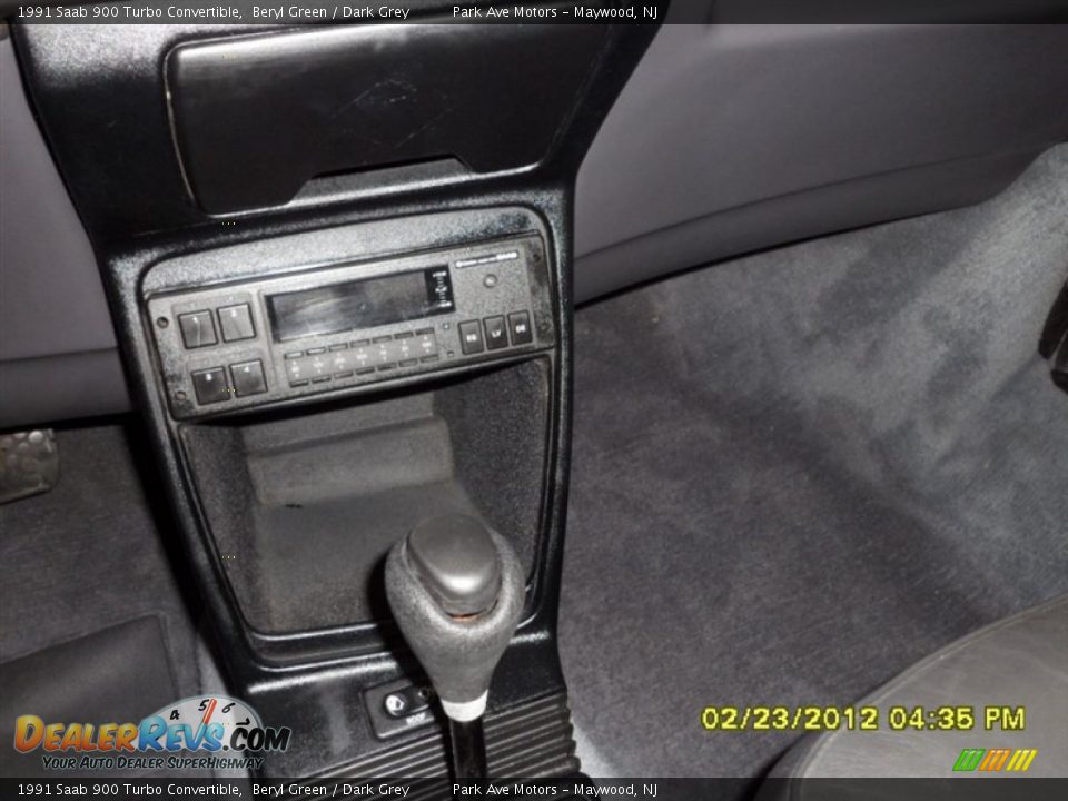 1991 Saab 900 Turbo Convertible Beryl Green / Dark Grey Photo #15