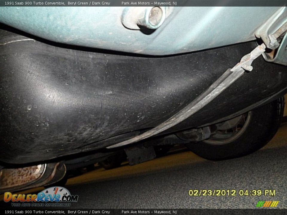 1991 Saab 900 Turbo Convertible Beryl Green / Dark Grey Photo #19
