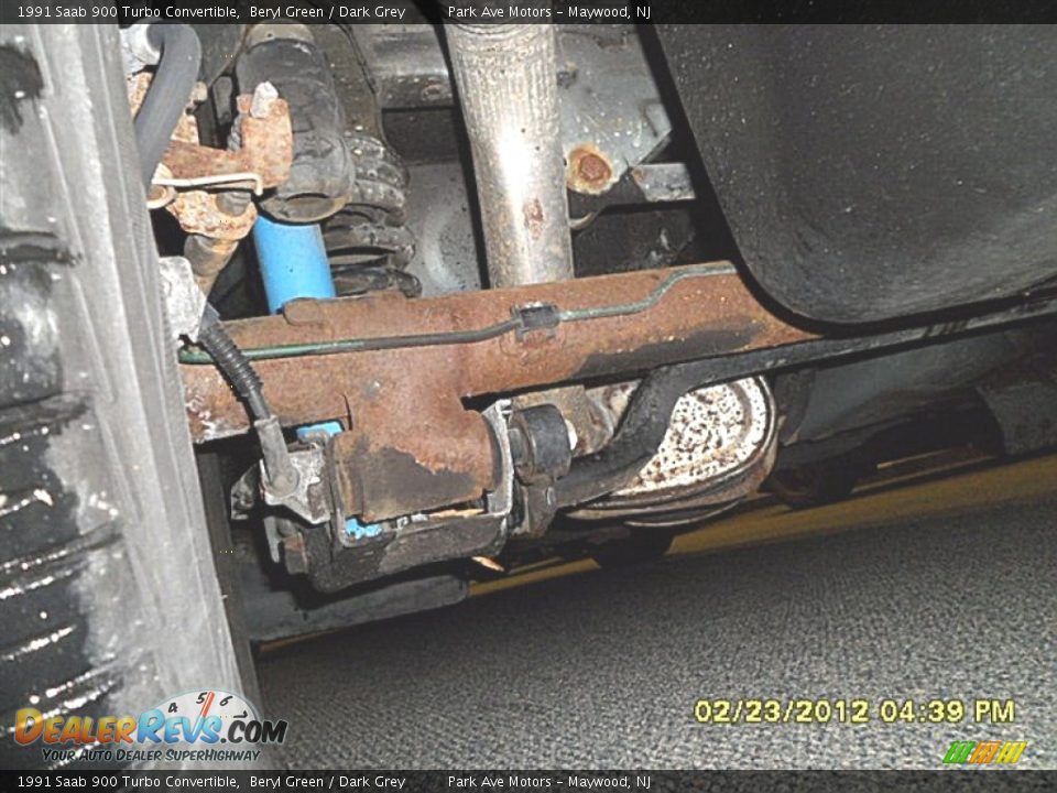 1991 Saab 900 Turbo Convertible Beryl Green / Dark Grey Photo #20