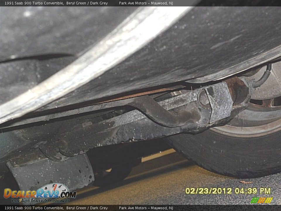 1991 Saab 900 Turbo Convertible Beryl Green / Dark Grey Photo #21