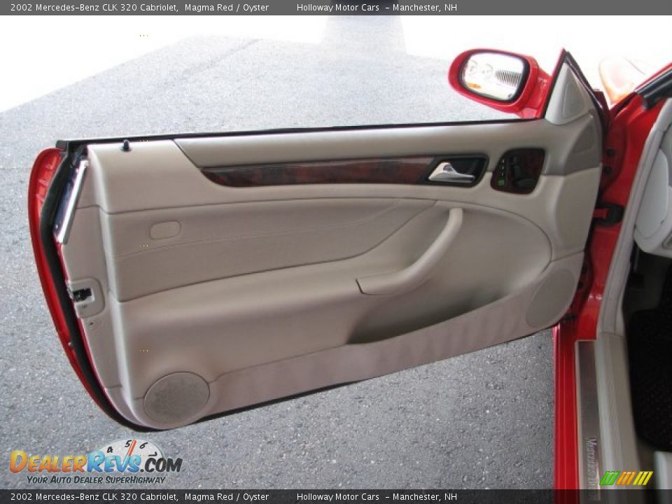 2002 Mercedes-Benz CLK 320 Cabriolet Magma Red / Oyster Photo #8