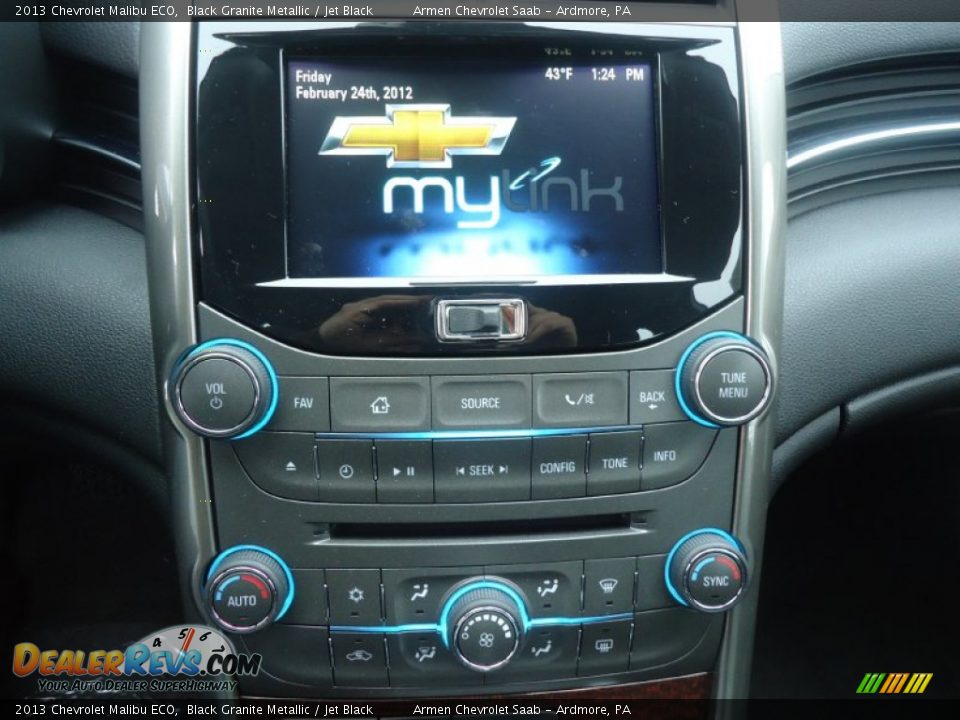 2013 Chevrolet Malibu ECO Black Granite Metallic / Jet Black Photo #13